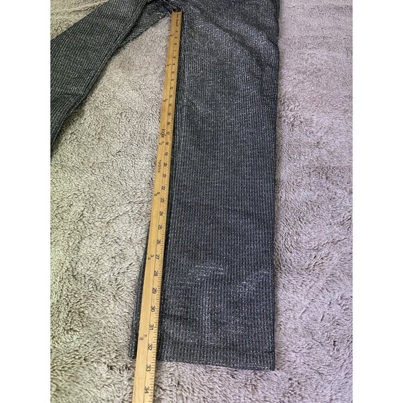Alieva Women’s Pants DONNA TITANIUM FOILED METALLIC CHARCOAL Size S New - Picture 4 of 16